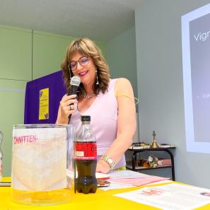 Maya Onken hält spannende Vorträge.
